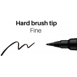 Kuretake Bimoji Fude Pen, szépíró ecsetfilc, kemény, vékony hegy (XT2-10S)