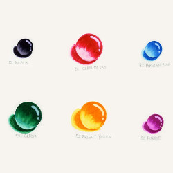 ZIG Clean Color Real Brush Pen, 6 színű készlet, valódi ecset hegy (RB-6000/6V) ZIG Clean Color Real Brush Pen, 6 színű készlet, valódi ecset hegy (RB-6000/6V)