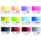 Kuretake Gansai Tambi japán vízfesték, 12 színű készlet, „nüansz színek” (MC20/12V/NW)