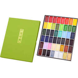 Kuretake Gansai Tambi japán vízfesték, 48 színű készlet (MC20/48V) Kuretake Gansai Tambi japán vízfesték, 48 színű készlet (MC20/48V)