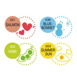 Kuretake ZIG Clean Color DOT, 4 színű készlet (TC-6100/4V)