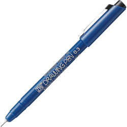 Zig Drawing Pen 0.3 tűfilc (PX–03), fekete Zig Drawing Pen 0.3 tűfilc (PX–03), fekete