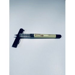Kuretake Fudegokochi ecsettoll (LS6-10S), kemény hegyű szépíró toll, fekete tinta, vékony hegy
