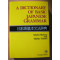 A Dictionary of Basic Japanese Grammar