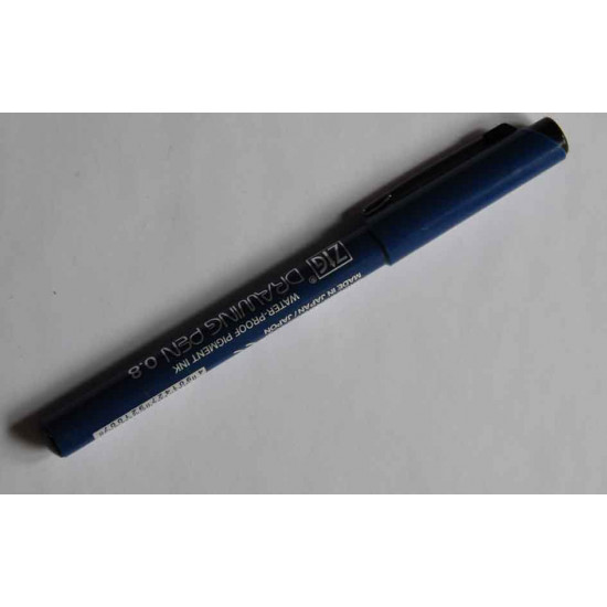 ZIG Drawing Pen 0.8 tűfilc (PX–08), fekete