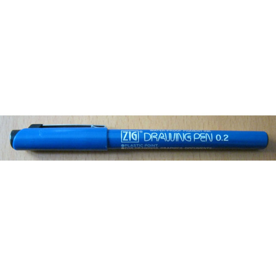 Zig Drawing Pen 0.2 tűfilc (PX–02), fekete