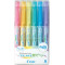 Pilot Frixion Highlighter, pasztell színek, radírozható szövegkiemelő (6 db/csomag)