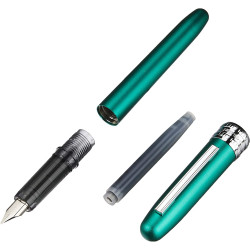 Platinum Plaisir töltőtoll, 0,3 mm hegy, zöld